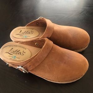 Lotta from Stockholm oiled nubuck clogs 39